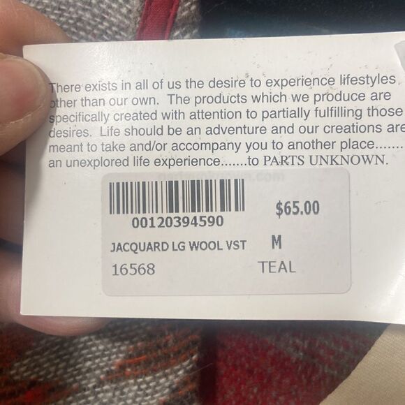 Long Western Aztec Design Vest‎ - Picture 5 of 8